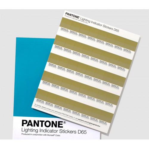 LNDS-1PK-D65 Pantone Lighting Indicator StickersD65 SKU: LNDS-1PK-D65