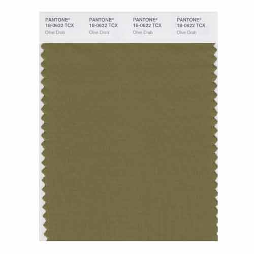 PANTONE SMART 18-0312 TCX Color Swatch Card, Deep Lichen Green